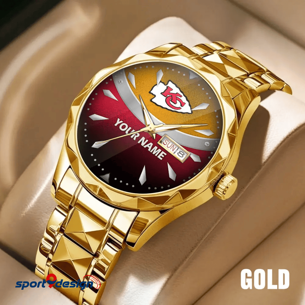 KCC - American Football Luxury Hand Watch Custom Any Name Gifts For Fan-Limitted Edition