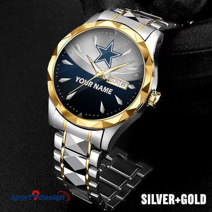 DC - American Football Luxury Hand Watch Custom Any Name Gifts For Fan-Limitted Edition