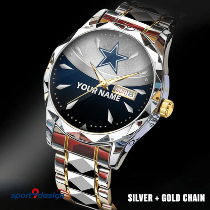 DC - American Football Luxury Hand Watch Custom Any Name Gifts For Fan-Limitted Edition