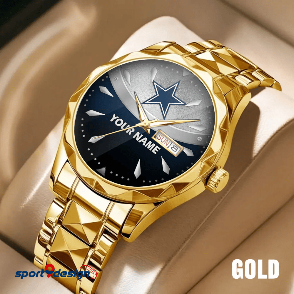 DC - American Football Luxury Hand Watch Custom Any Name Gifts For Fan-Limitted Edition
