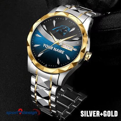 CAR - American Football Luxury Hand Watch Custom Any Name Gifts For Fan-Limitted Edition