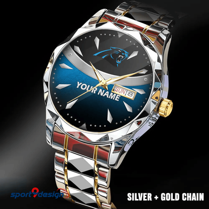 CAR - American Football Luxury Hand Watch Custom Any Name Gifts For Fan-Limitted Edition