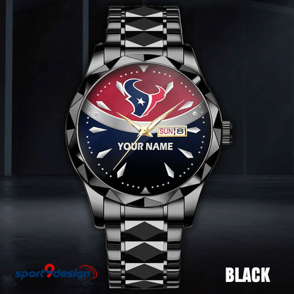 HT - American Football Luxury Hand Watch Custom Any Name Gifts For Fan-Limitted Edition