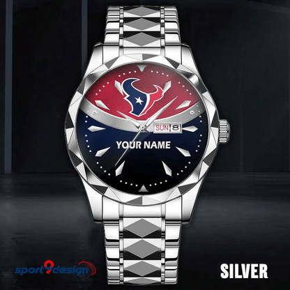 HT - American Football Luxury Hand Watch Custom Any Name Gifts For Fan-Limitted Edition