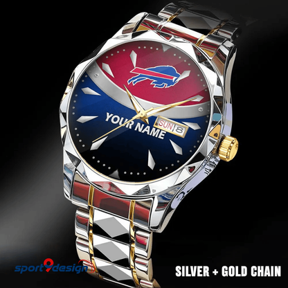 BB - American Football Luxury Hand Watch Custom Any Name Gifts For Fan-Limitted Edition