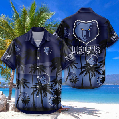Memphis Grizzlies Hawaiian Shirt Coconut Tree