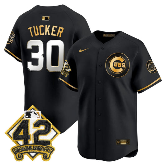Chicago Cubs 2025 Jackie Robinson Patch Vapor Premier Limited Jersey - All Stitched