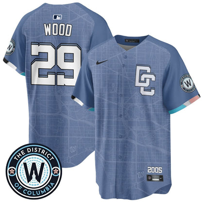 Men's Washington Nationals 2025 City Connect Limited Jersey - All Stitched