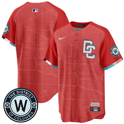 Men's Washington Nationals 2025 City Connect Limited Jersey - All Stitched