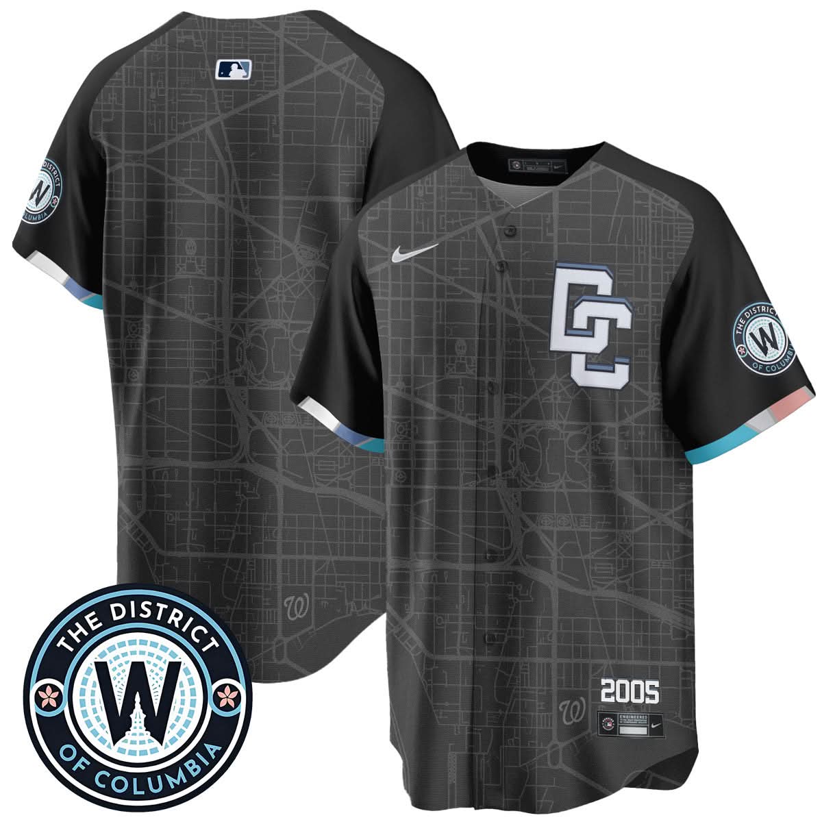 Men's Washington Nationals 2025 City Connect Limited Jersey - All Stitched