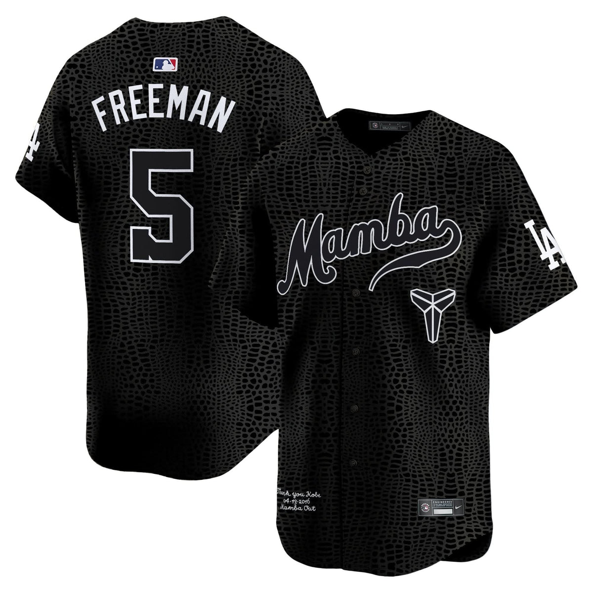 Men's Dodgers Kobe Bryant Mamba Vapor Premier Limited Jersey - All Stitched