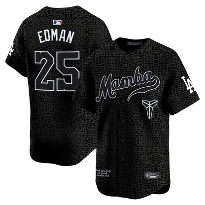 Men's Dodgers Kobe Bryant Mamba Vapor Premier Limited Jersey - All Stitched