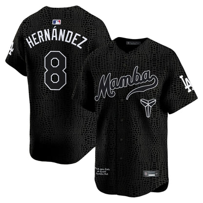 Men's Dodgers Kobe Bryant Mamba Vapor Premier Limited Jersey - All Stitched