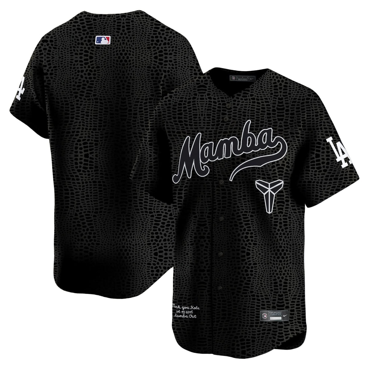 Men's Dodgers Kobe Bryant Mamba Vapor Premier Limited Jersey - All Stitched