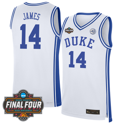 Duke Blue Devils Men's Basketball 24/25 Jersey - Final Four Patch