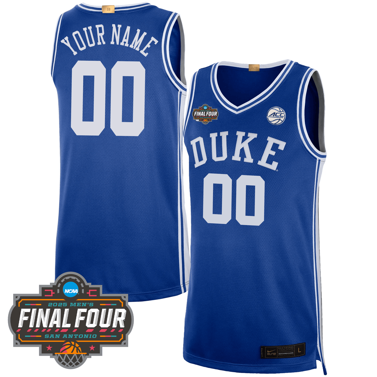 Duke Blue Devils Men's Basketball 24/25 Jersey - Final Four Patch