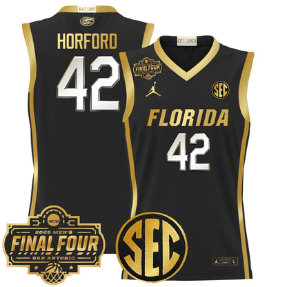 Men's Florida Gators 2025 Final Four Patch Basketball Jersey - All Stitched