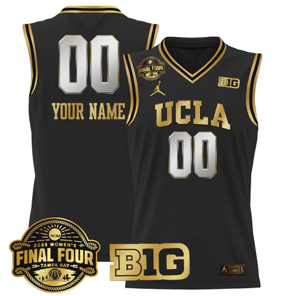 UCLA Bruins 2025 Big Ten Women's Final Four Patch Lightweight Basketball Custom Jersey - All Stitched