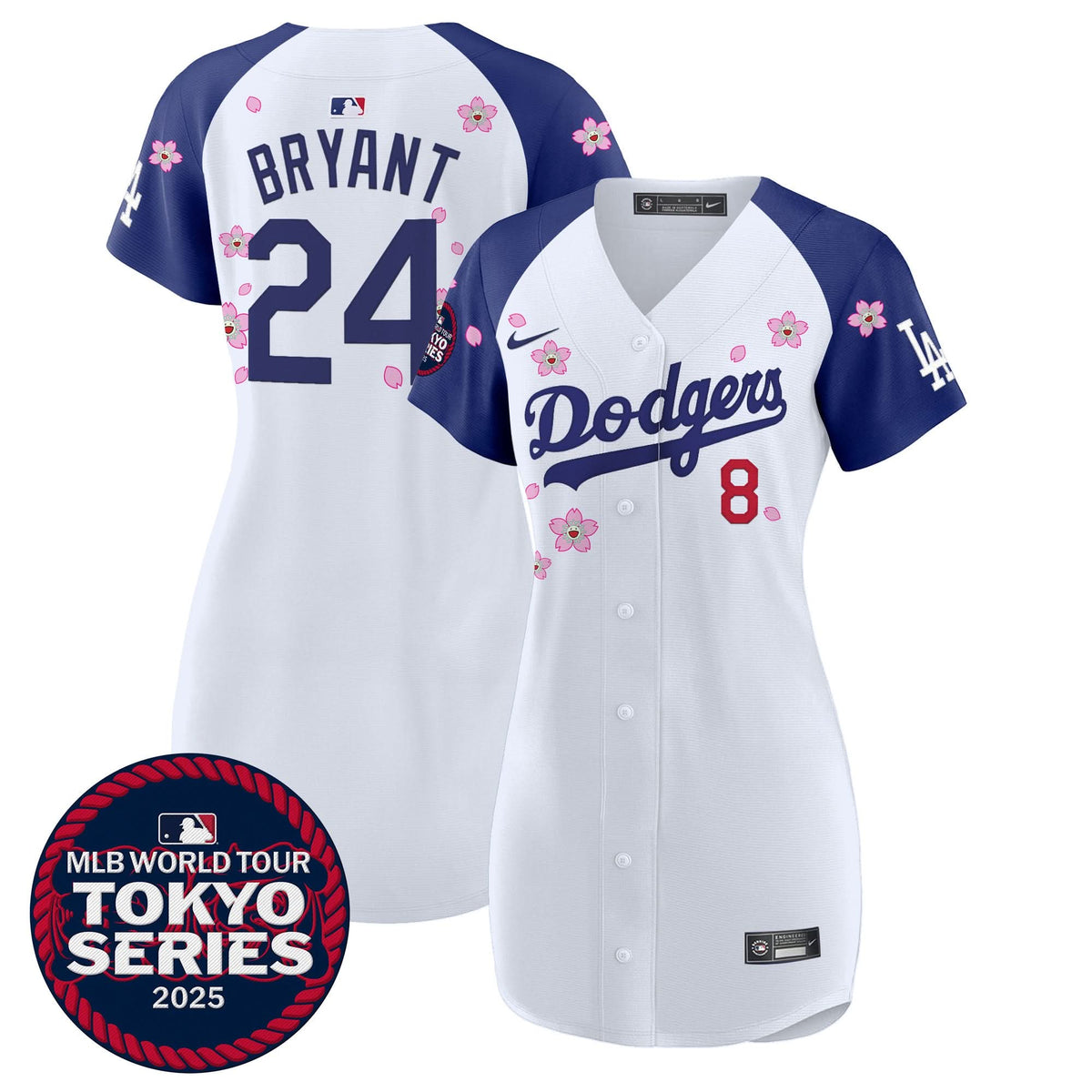 Women's Dodgers Tokyo Series 2025 Baseball Dress - Stitched