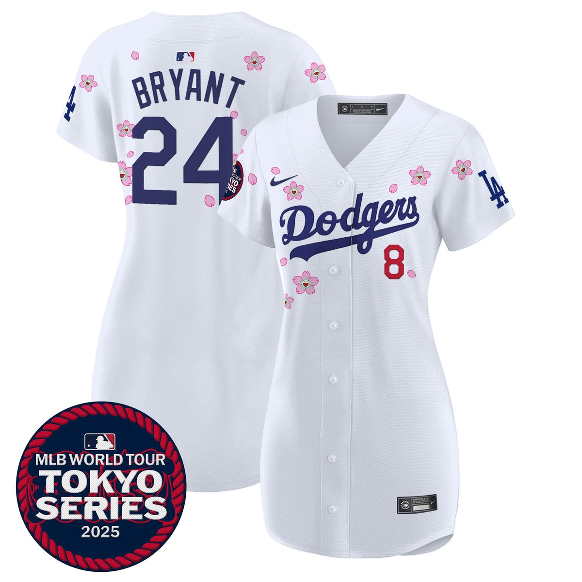 Women's Dodgers Tokyo Series 2025 Baseball Dress - Stitched