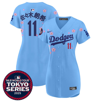 Women's Dodgers Tokyo Series 2025 Baseball Dress - Stitched