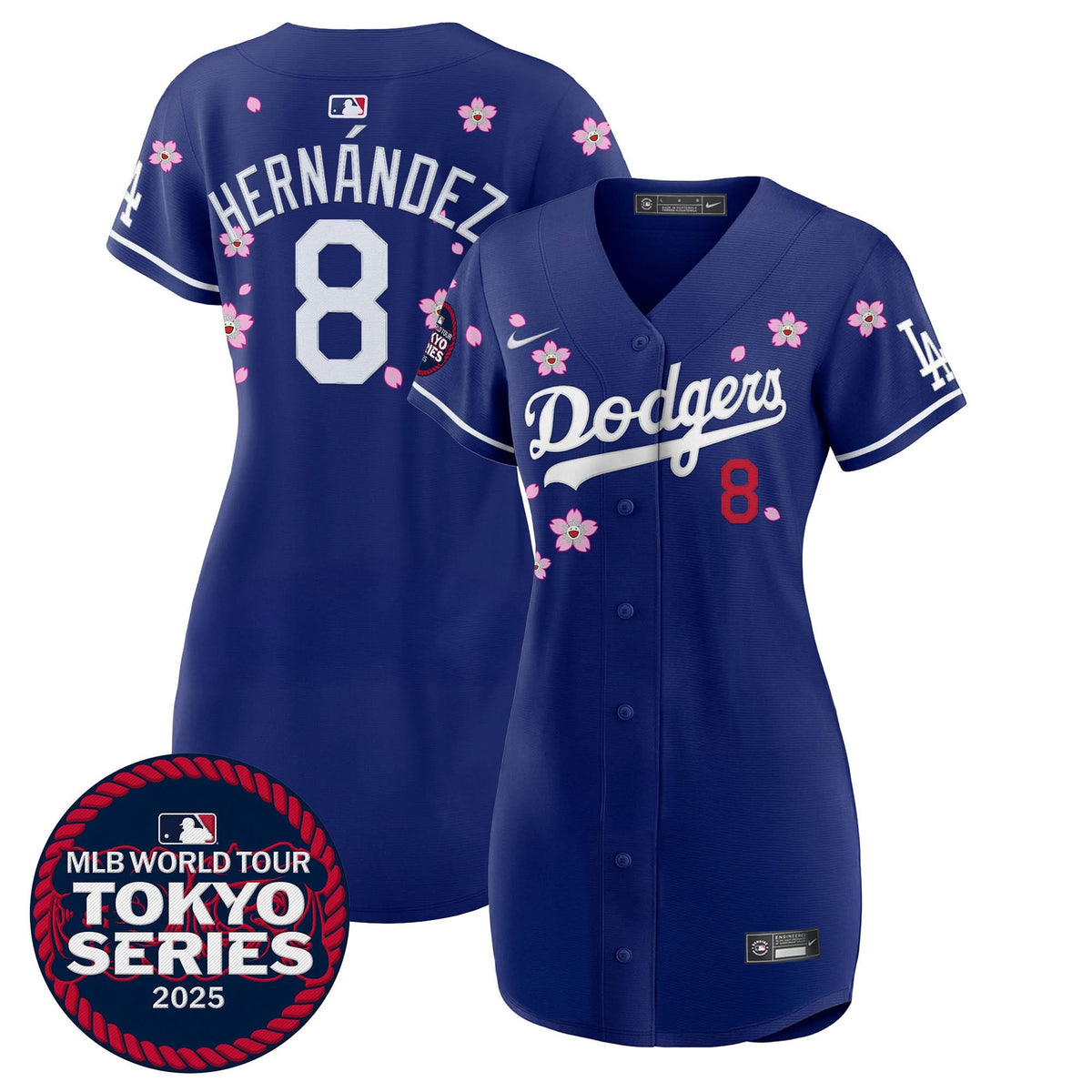 Women's Dodgers Tokyo Series 2025 Baseball Dress - Stitched