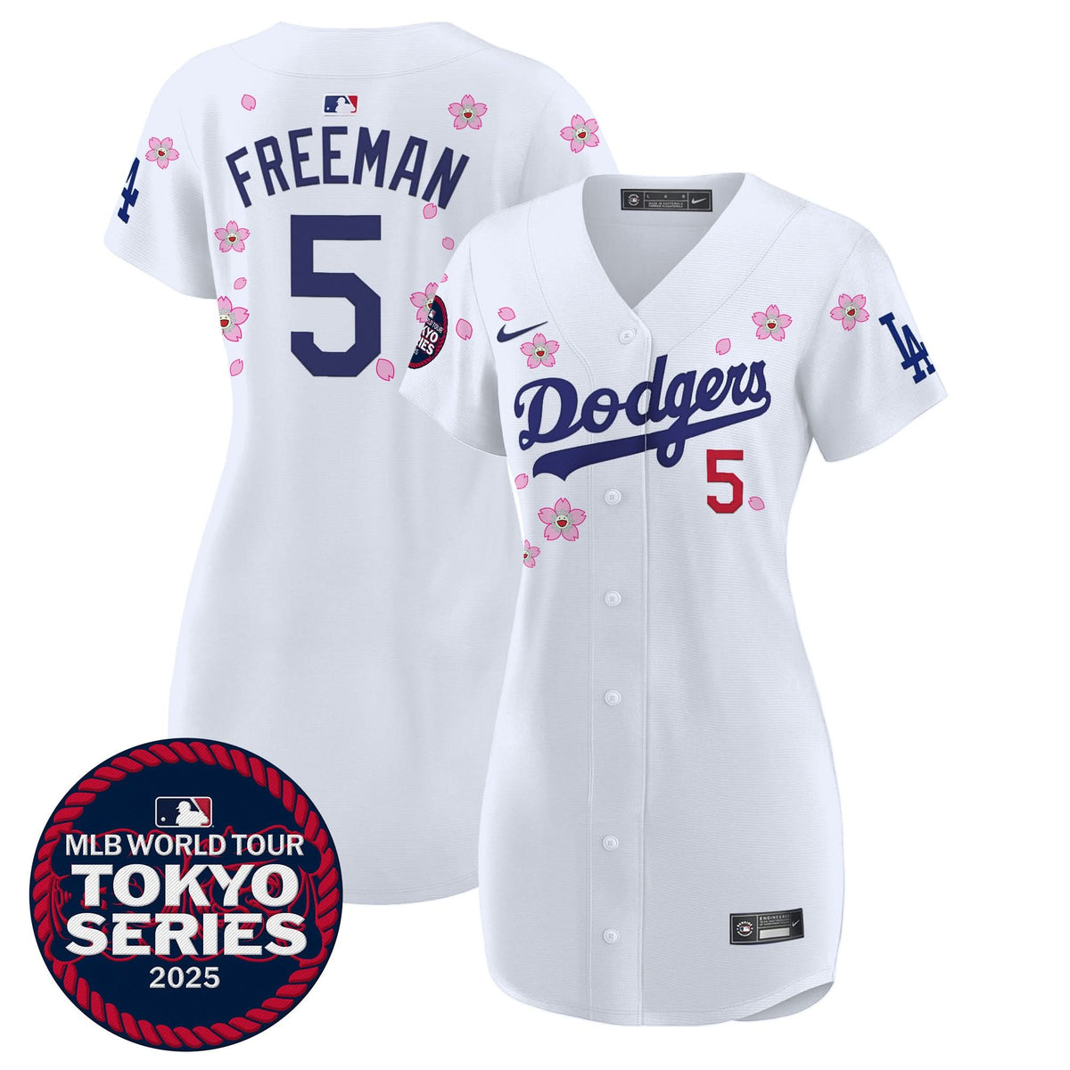 Women's Dodgers Tokyo Series 2025 Baseball Dress - Stitched