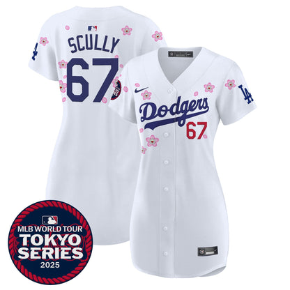 Women's Dodgers Tokyo Series 2025 Baseball Dress - Stitched