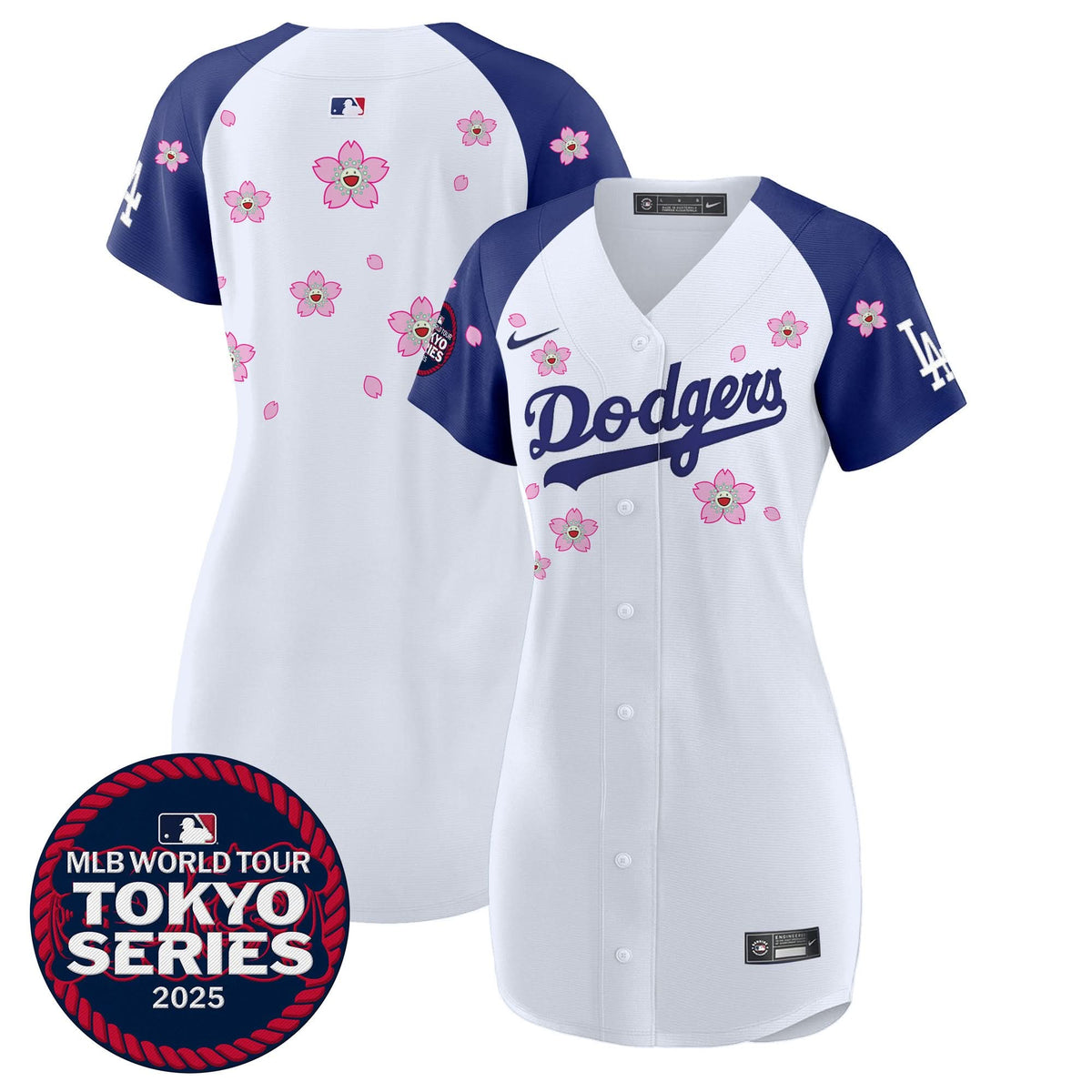 Women's Dodgers Tokyo Series 2025 Baseball Dress - Stitched