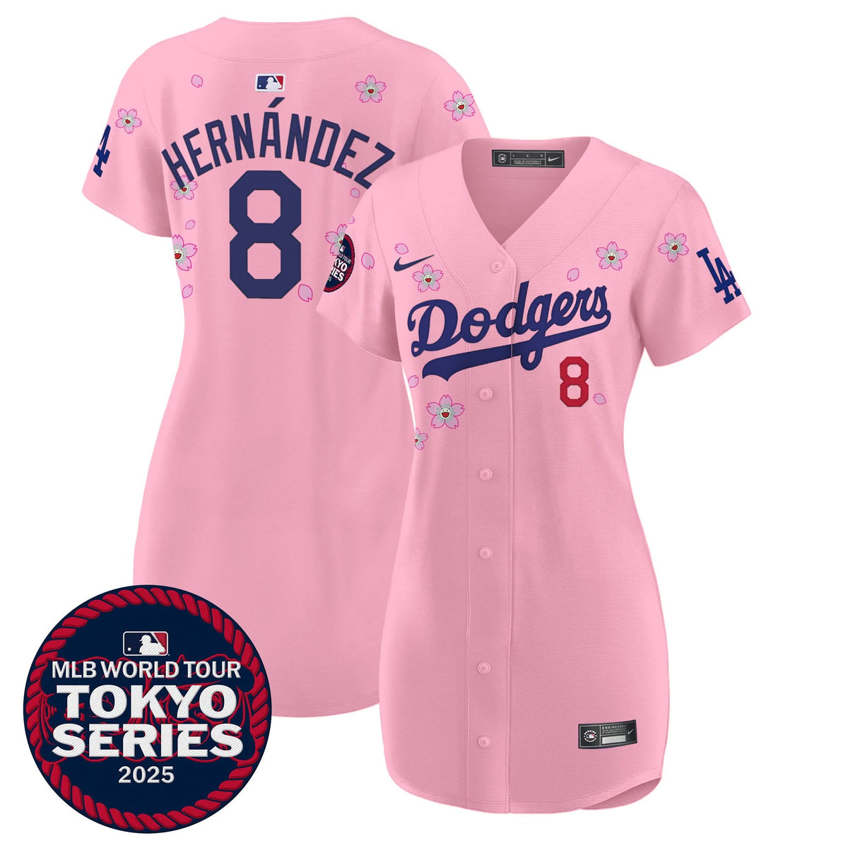 Women's Dodgers Tokyo Series 2025 Baseball Dress - Stitched