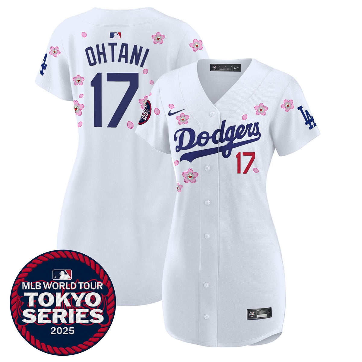 Women's Dodgers Tokyo Series 2025 Baseball Dress - Stitched