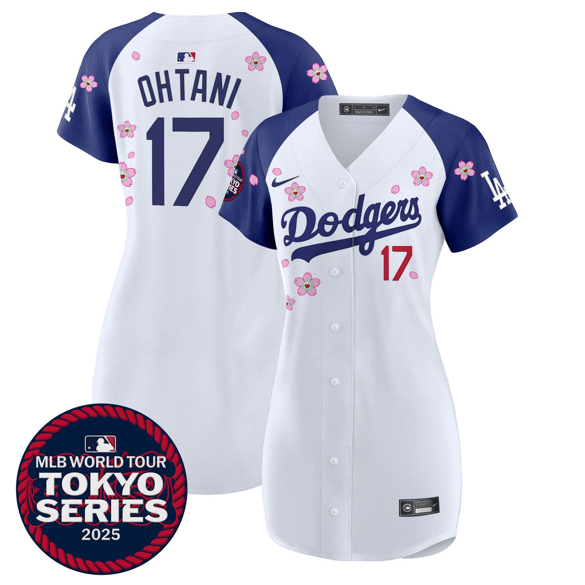 Women's Dodgers Tokyo Series 2025 Baseball Dress - Stitched