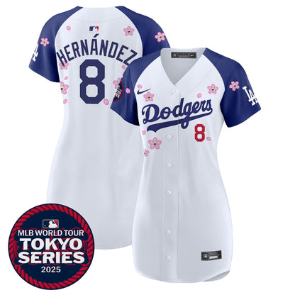 Women's Dodgers Tokyo Series 2025 Baseball Dress - Stitched