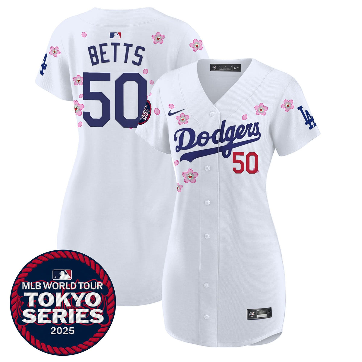 Women's Dodgers Tokyo Series 2025 Baseball Dress - Stitched