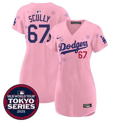 Women's Dodgers Tokyo Series 2025 Baseball Dress - Stitched