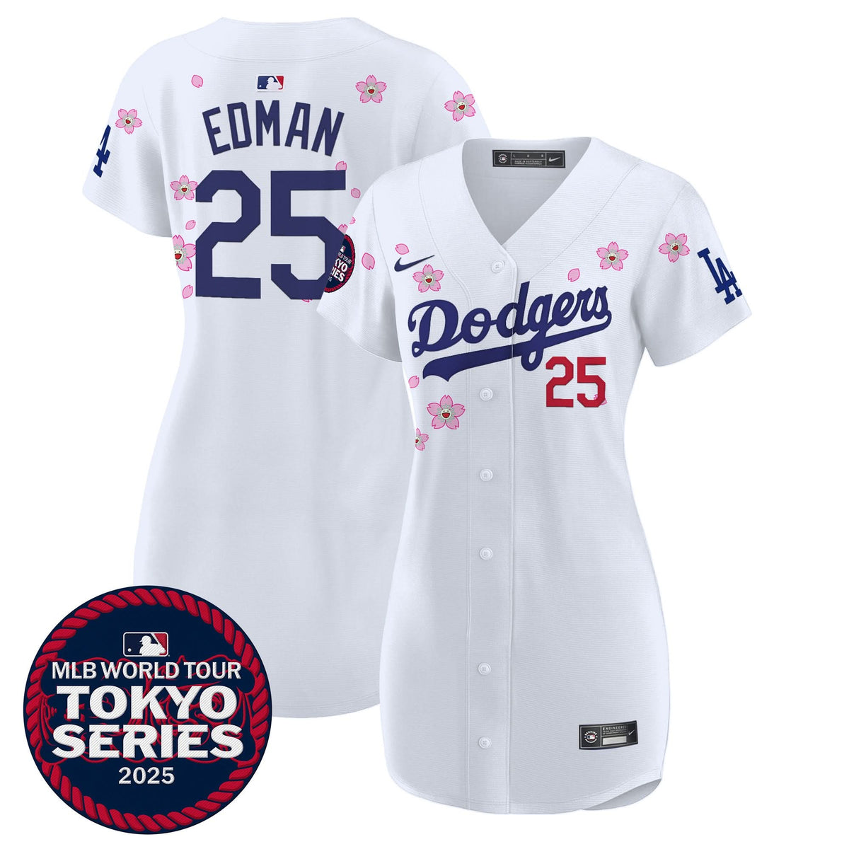 Women's Dodgers Tokyo Series 2025 Baseball Dress - Stitched