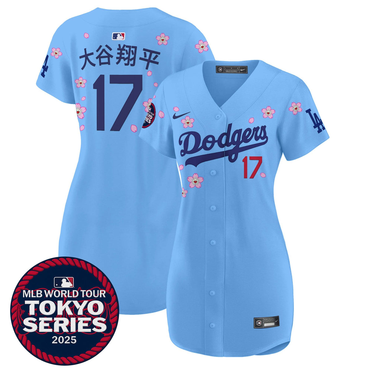 Women's Dodgers Tokyo Series 2025 Baseball Dress - Stitched