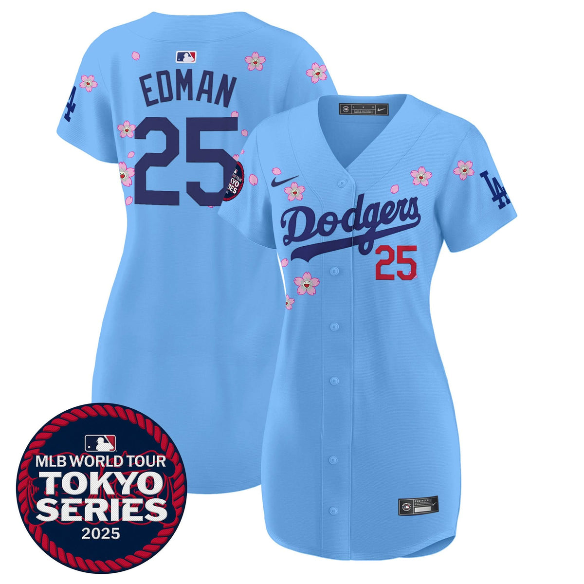 Women's Dodgers Tokyo Series 2025 Baseball Dress - Stitched