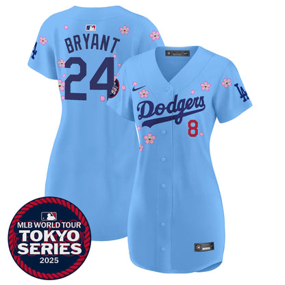 Women's Dodgers Tokyo Series 2025 Baseball Dress - Stitched