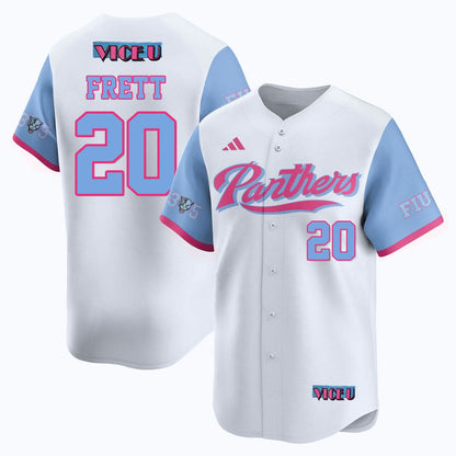 Men's FIU Baseball 2025 'Vice U' Jersey - All Stitched