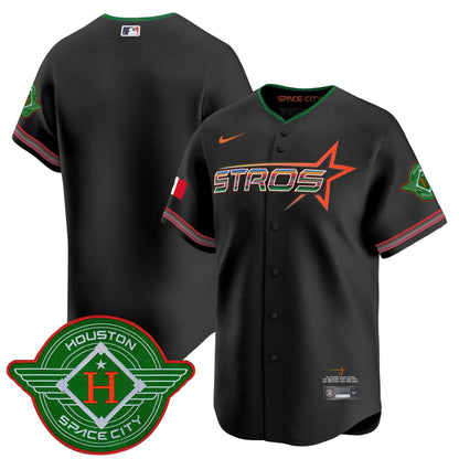 Men's Astros 2025 City Connect Mexico Vapor Premier Limited Jersey - All Stitched