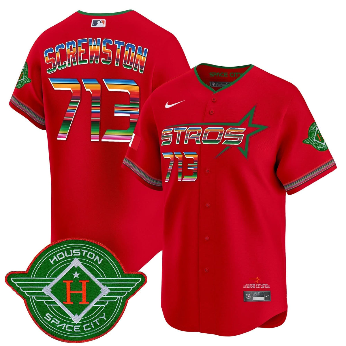 Men's Astros 2025 City Connect Mexico Vapor Premier Limited Jersey - All Stitched
