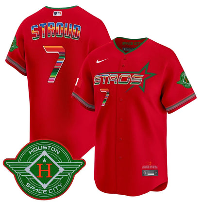 Men's Astros 2025 City Connect Mexico Vapor Premier Limited Jersey - All Stitched