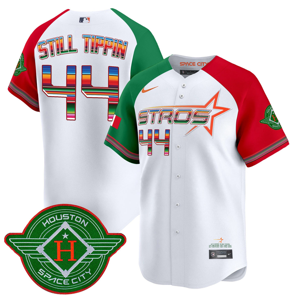 Men's Astros 2025 City Connect Mexico Vapor Premier Limited Jersey - All Stitched