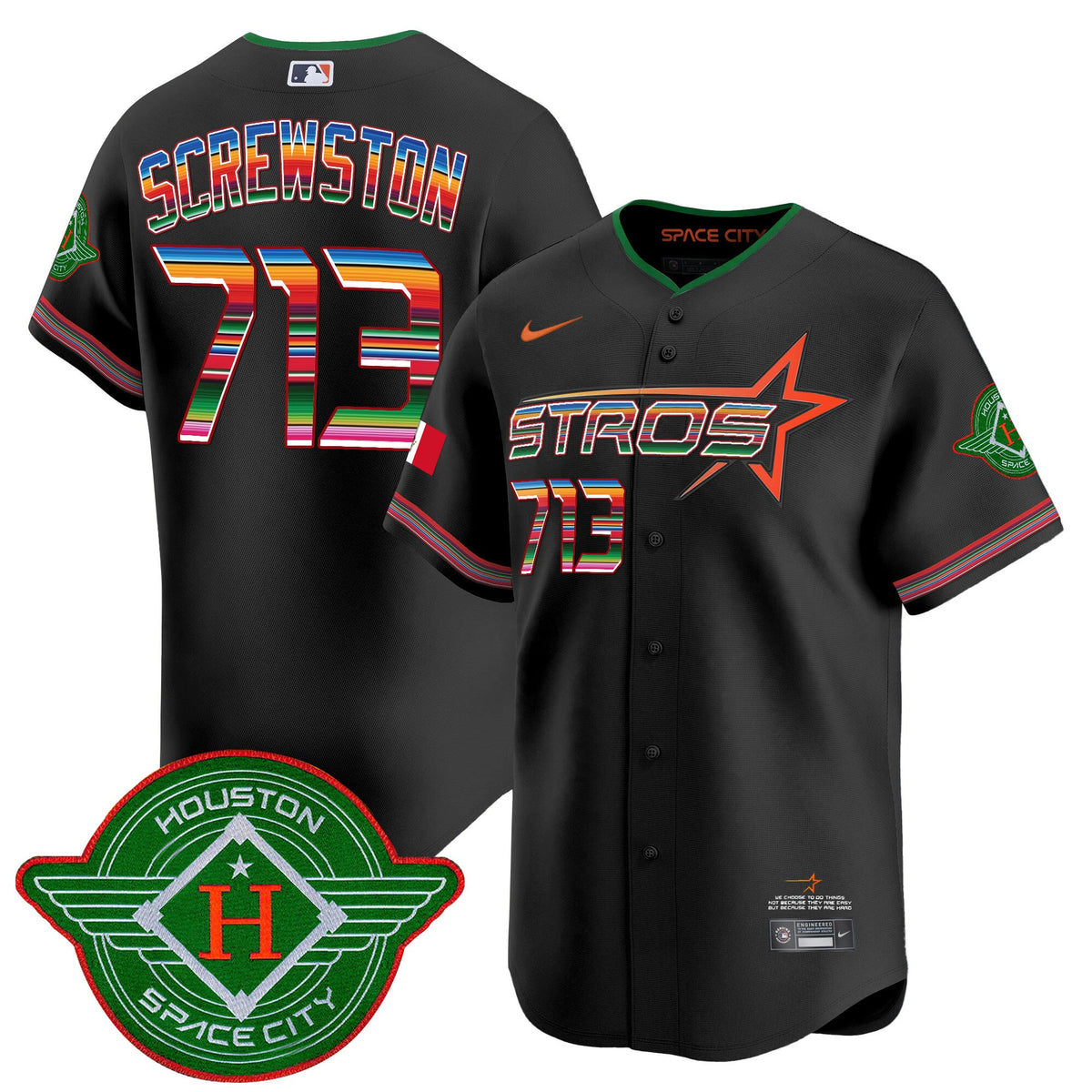 Men's Astros 2025 City Connect Mexico Vapor Premier Limited Jersey - All Stitched