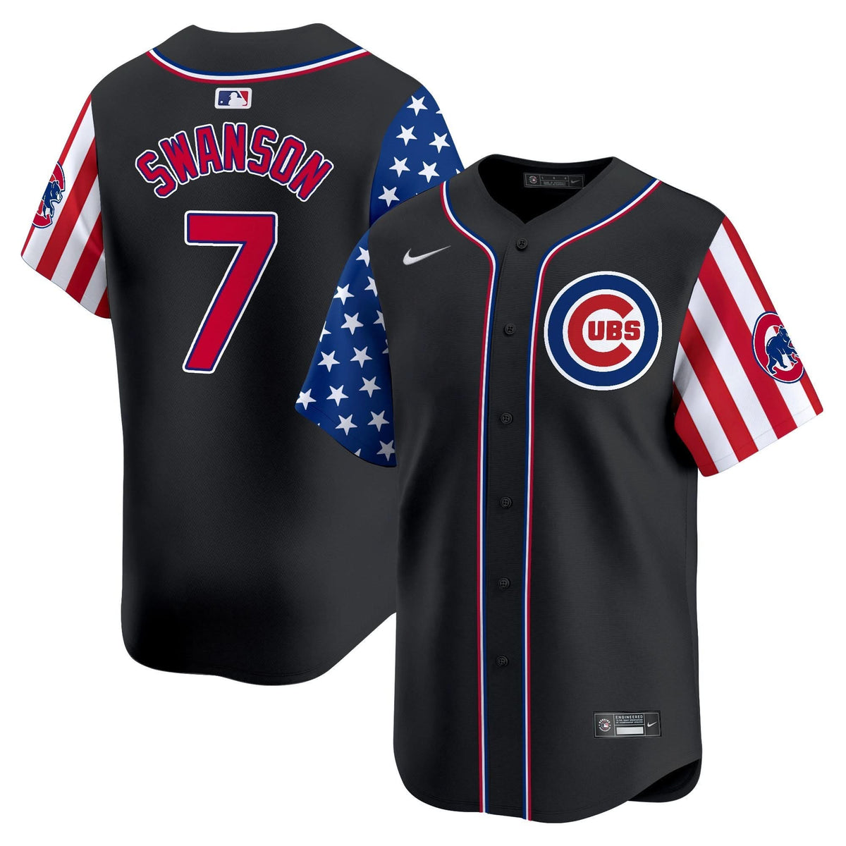 Men's Chicago Cubs 2025 Memorial Day Vapor Premier Limited Jersey - All Stitched