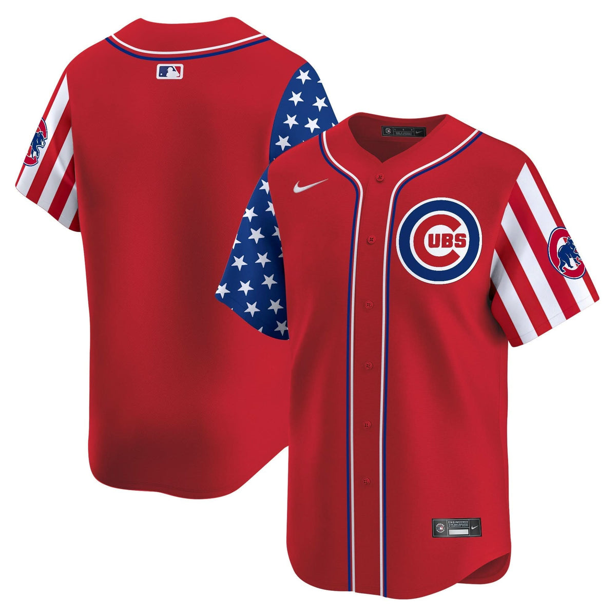 Men's Chicago Cubs 2025 Memorial Day Vapor Premier Limited Jersey - All Stitched