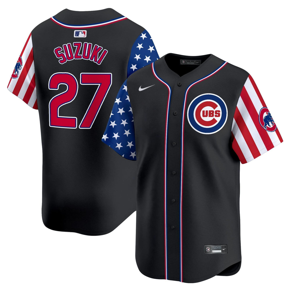 Men's Chicago Cubs 2025 Memorial Day Vapor Premier Limited Jersey - All Stitched