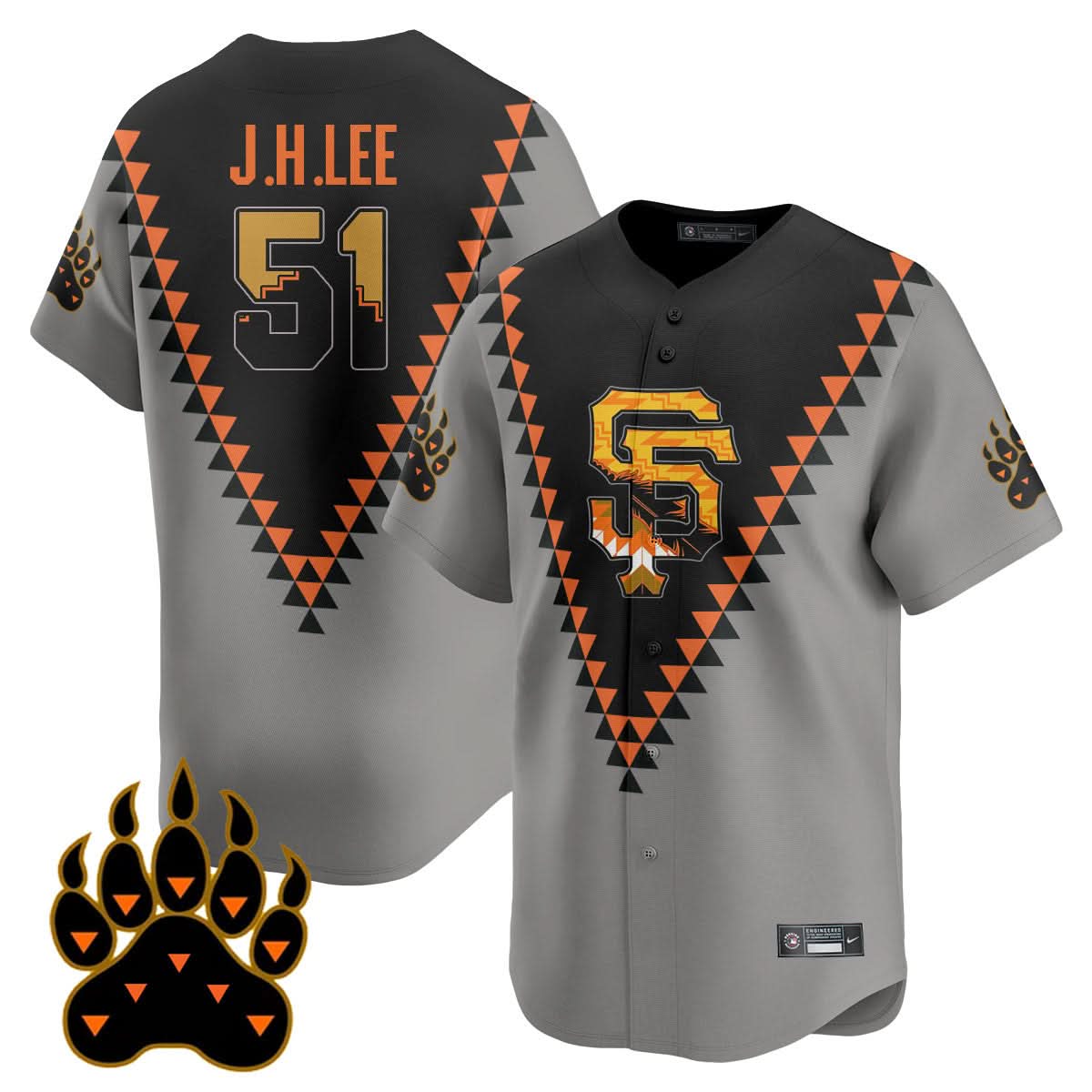 San Francisco Giants Native American Heritage Jersey - All Stitched
