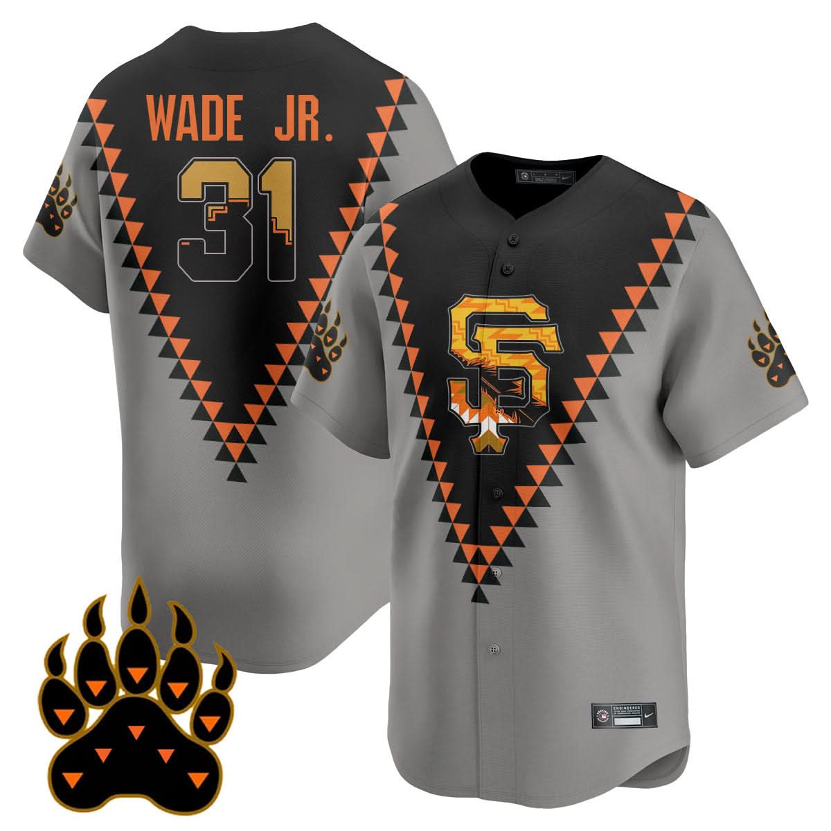San Francisco Giants Native American Heritage Jersey - All Stitched